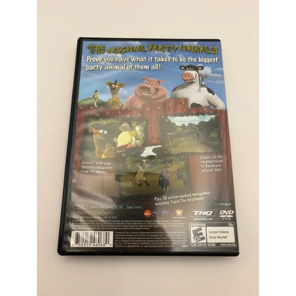 Barnyard for PS2 PlayStation 2 CIB Complete with Manual Tested & Working